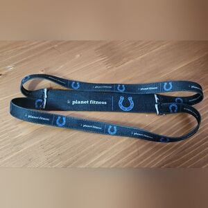 Indianapolis Colts Football NFL Black and Blue Logo Hair Headband